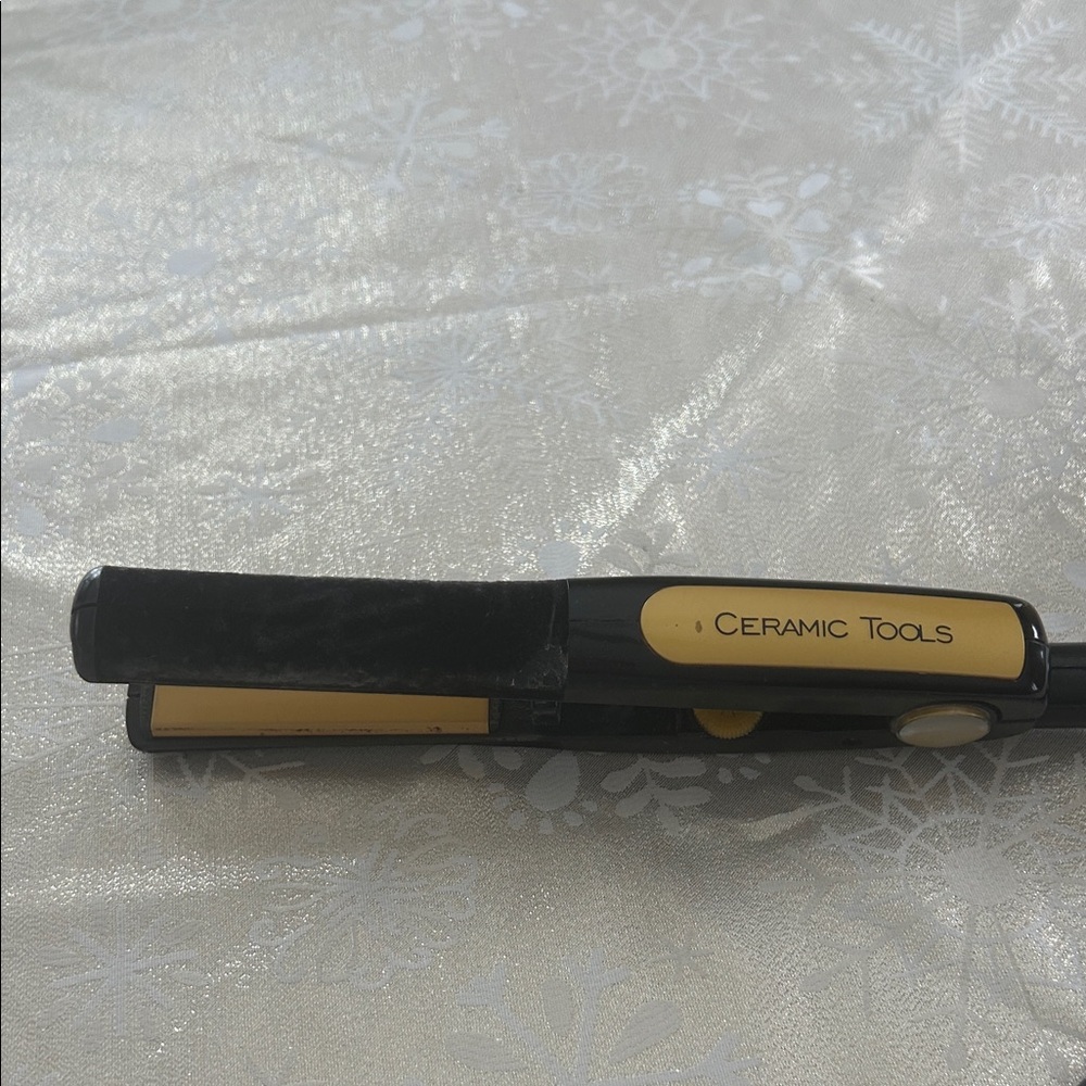 Conair Ceramic Tools Black and Yellow Hair Straightener